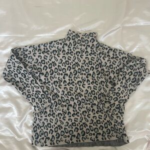 Cynthia Rowley leopard sweater